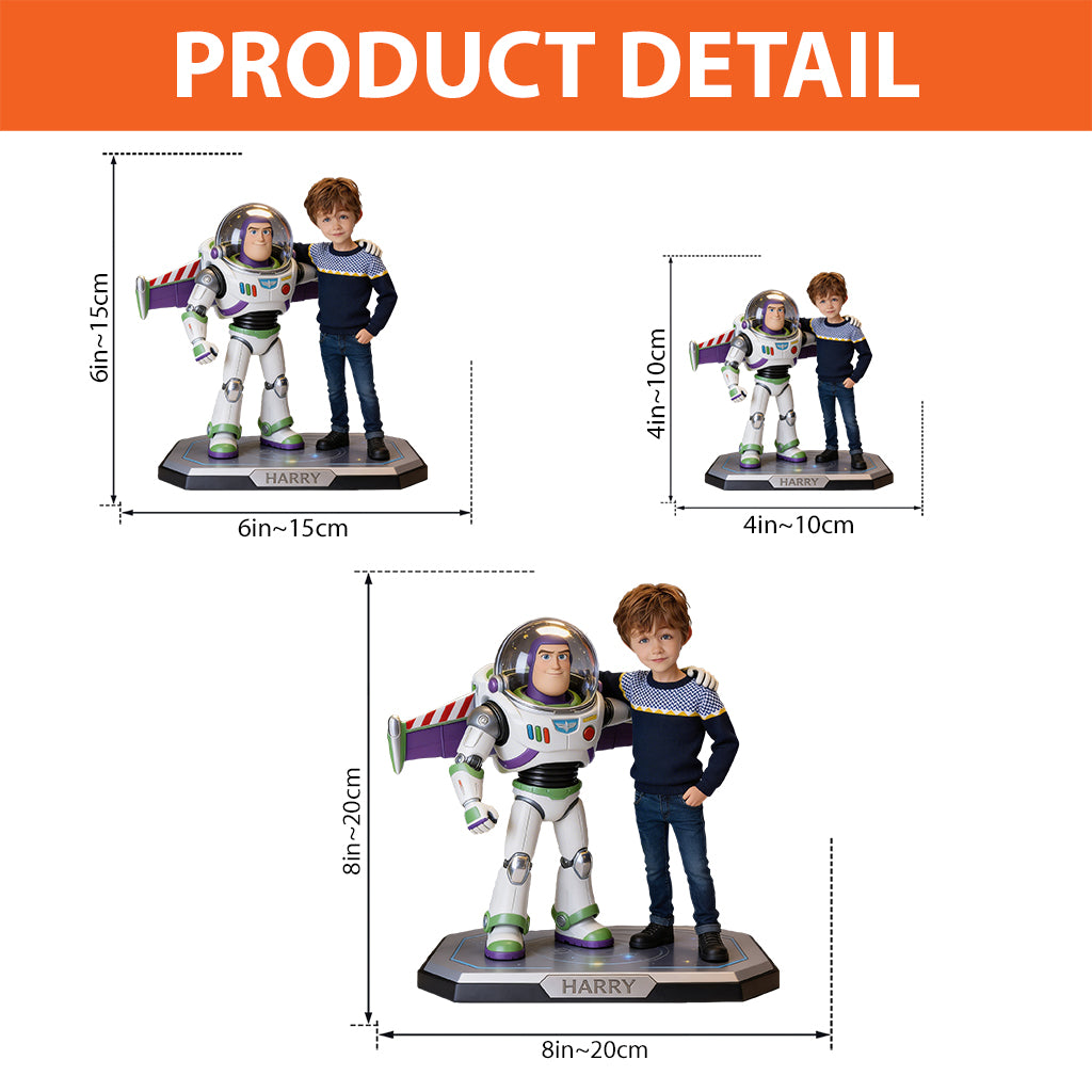 Buzz's Friend - Personalized Movie For Kids Custom Shaped Acrylic Plaque