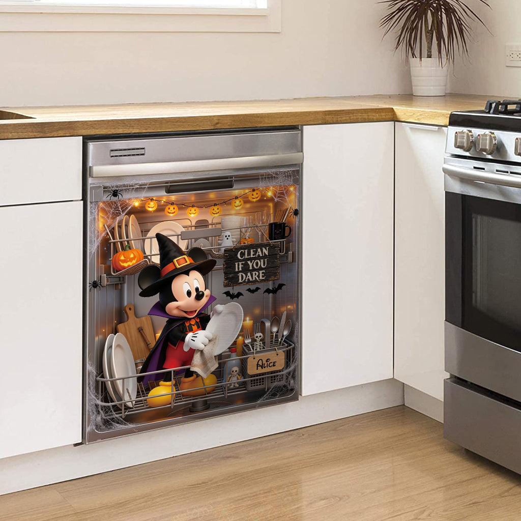 Clean If You Dare - Personalized Mouse Dishwasher Cover