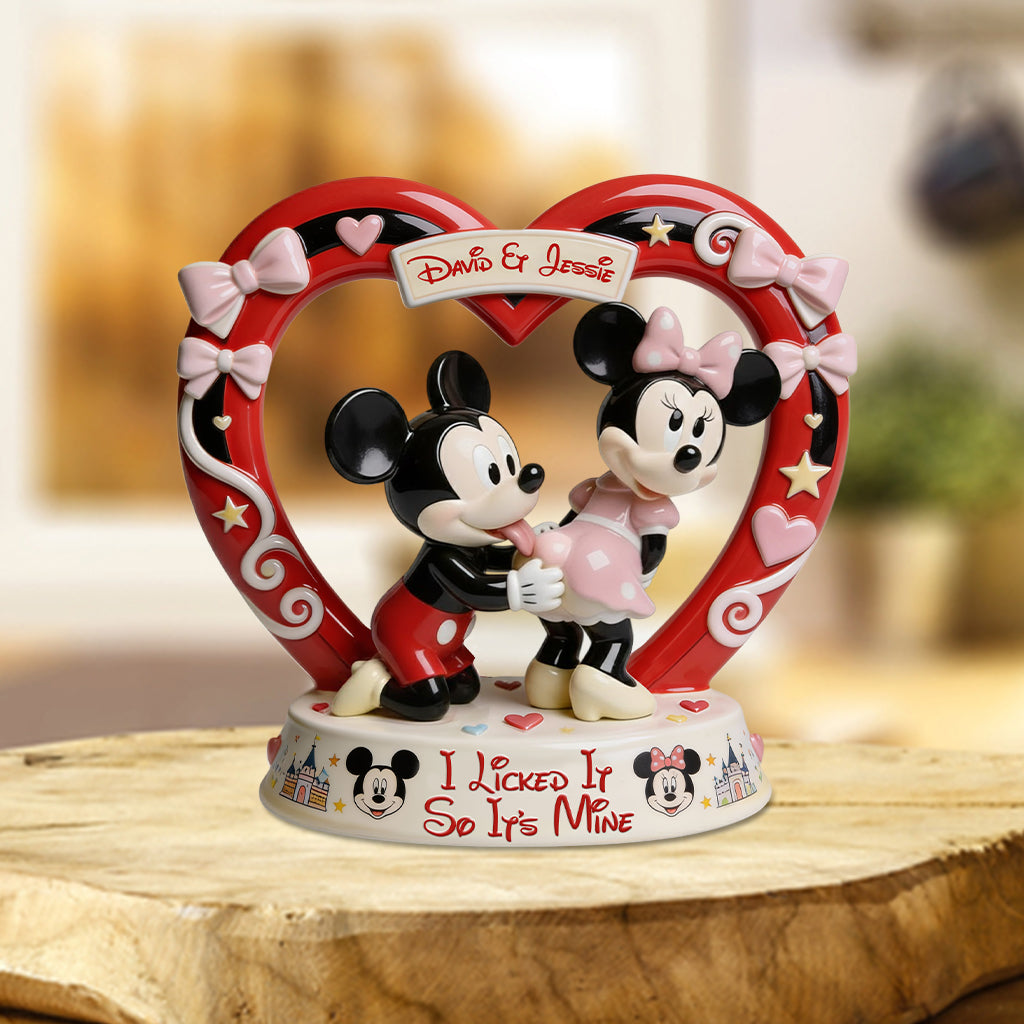 I Licked It So It's Mine - Personalized Mouse Custom Shaped Acrylic Plaque