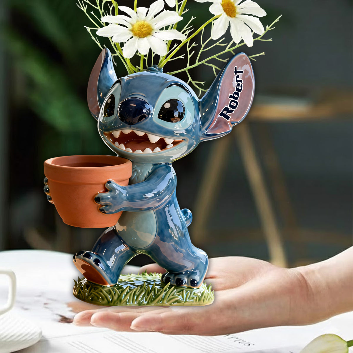 Ohana Means Family - Personalized Ohana Custom Shape Acrylic Flower Vase