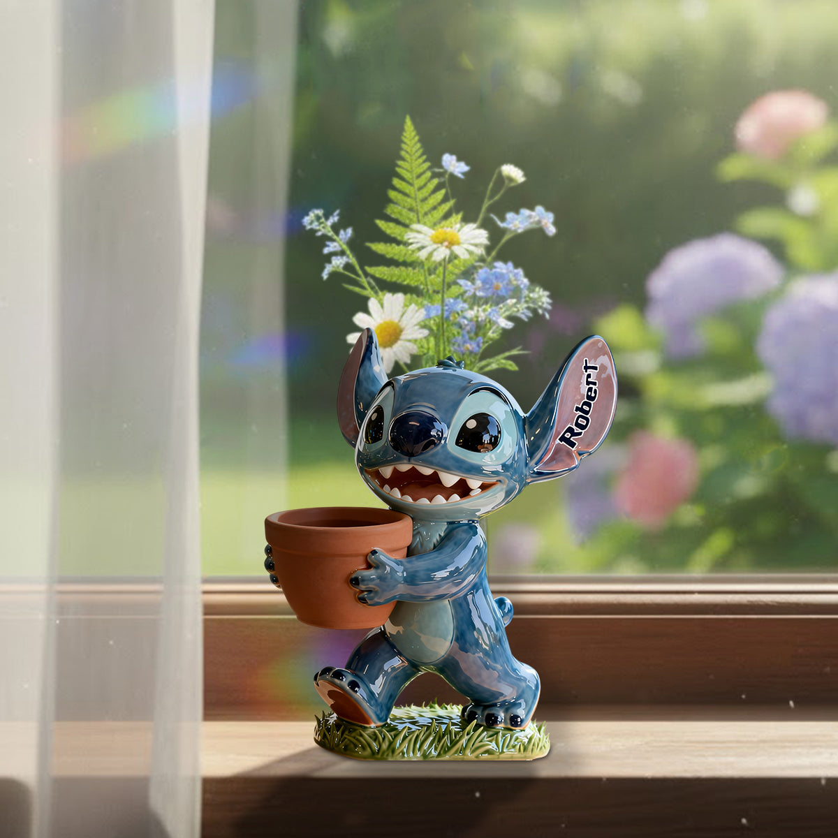 Ohana Means Family - Personalized Ohana Custom Shape Acrylic Flower Vase