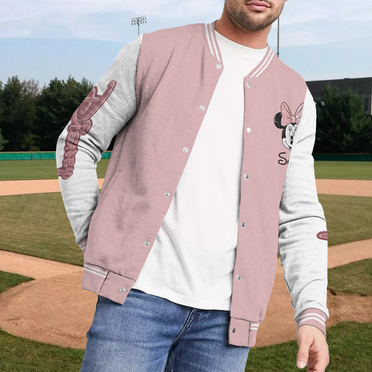 Magic Mouse - Personalized Mouse Varsity Jacket