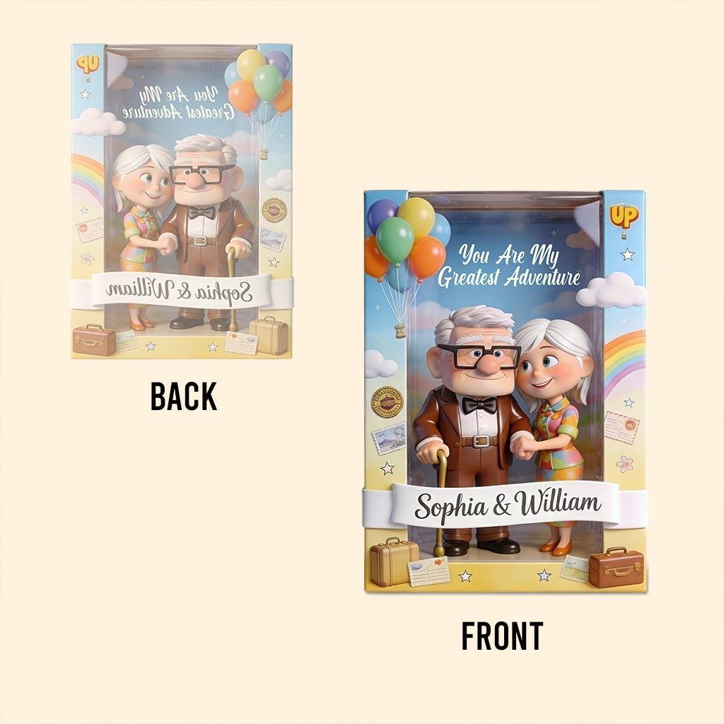 You Are My Greatest Adventure - Personalized Up Movie Couple Custom Shaped Acrylic Plaque