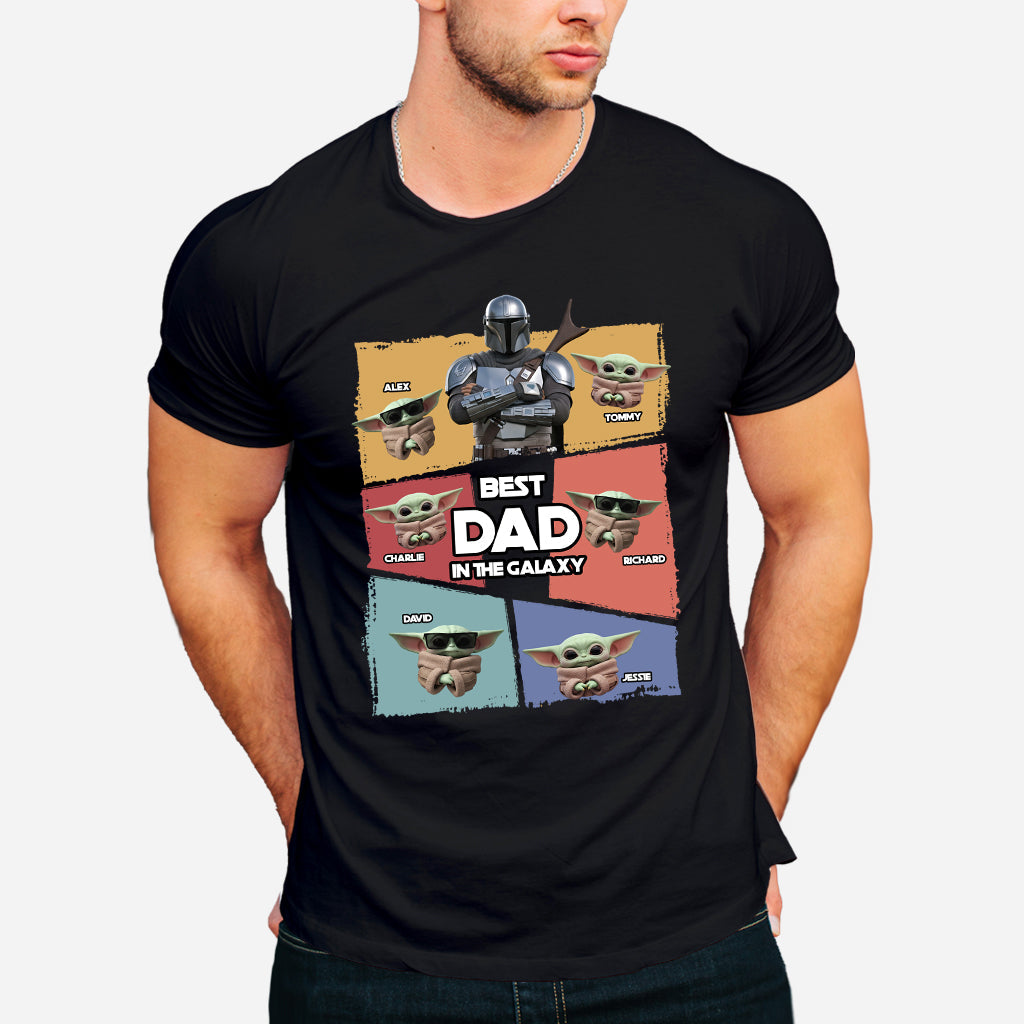Best Dad In The Galaxy - Personalized The Force T-shirt And Hoodie