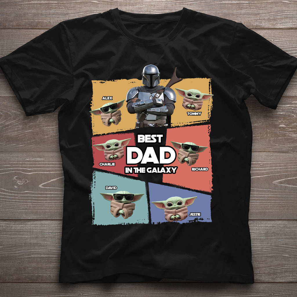 Best Dad In The Galaxy - Personalized The Force T-shirt And Hoodie
