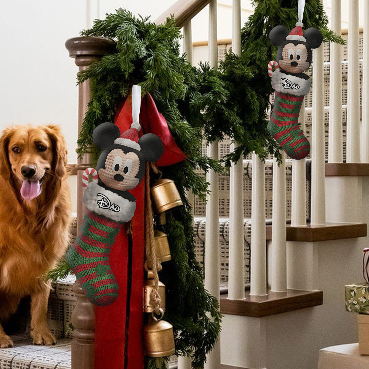 Magical Moments - Personalized Mouse Shaped Christmas Stocking