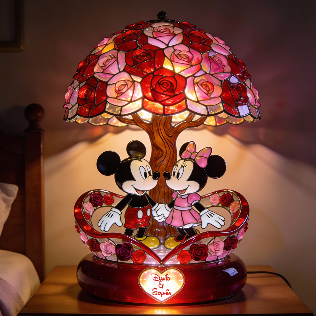 You & Me We Got This - Personalized Mouse Acrylic LED Night Light