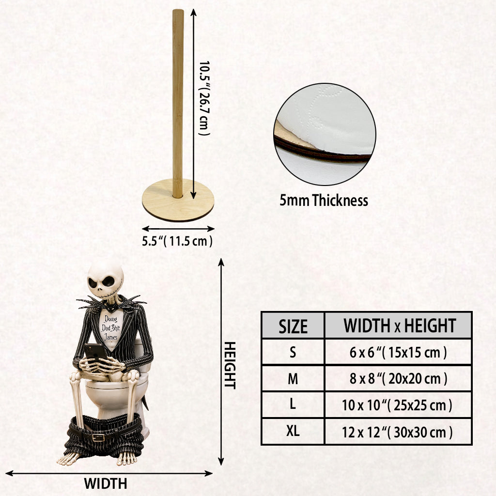 Doing Dad Sh*t - Personalized Nightmare Paper Towel Stand