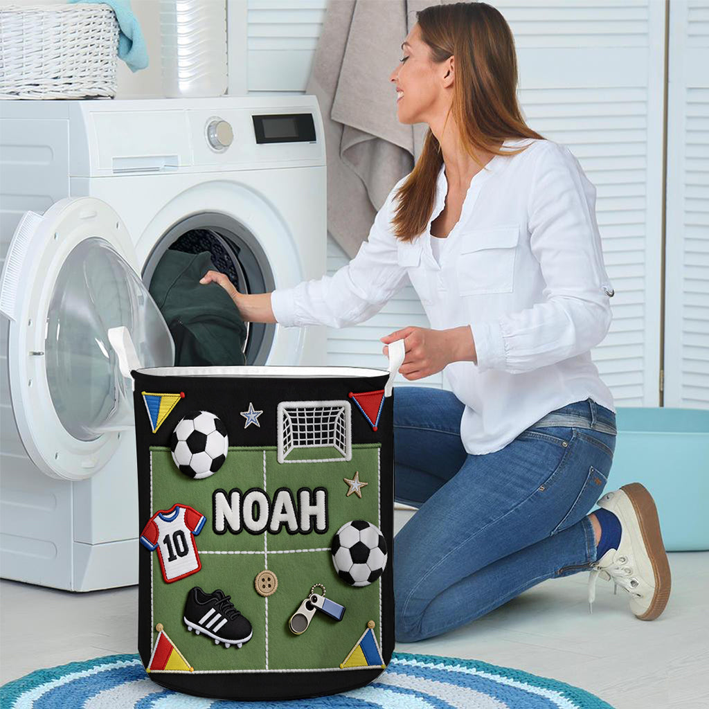 Love Soccer - Personalized Soccer Storage Basket