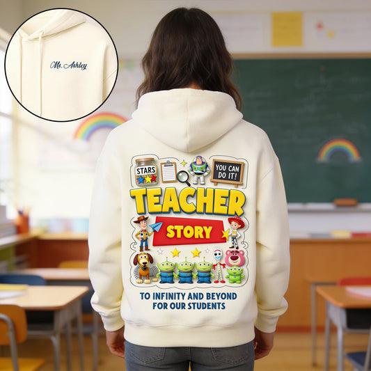 Teacher Story - Personalized Teacher All Over Shirt
