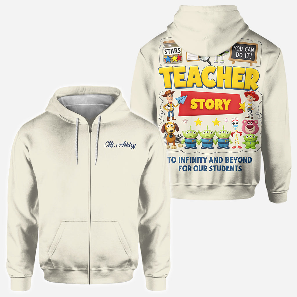 Teacher Story - Personalized Teacher All Over Shirt