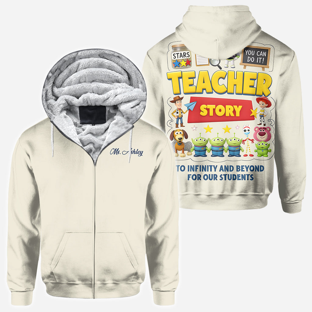Teacher Story - Personalized Teacher All Over Shirt