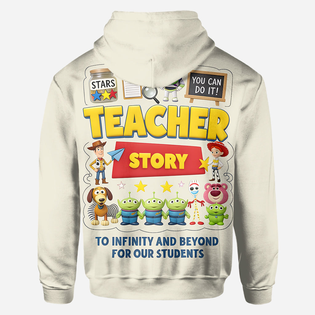 Teacher Story - Personalized Teacher All Over Shirt