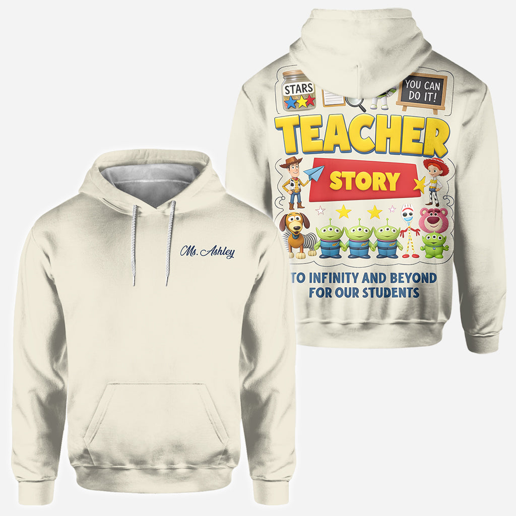 Teacher Story - Personalized Teacher All Over Shirt