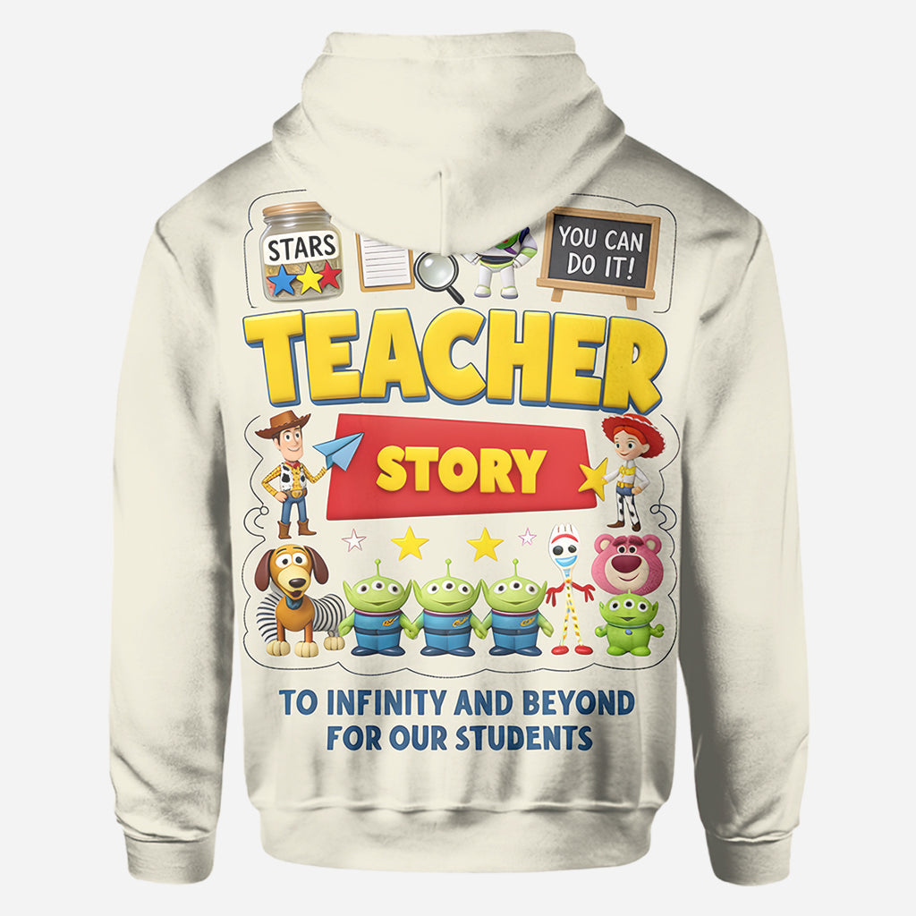 Teacher Story - Personalized Teacher All Over Shirt