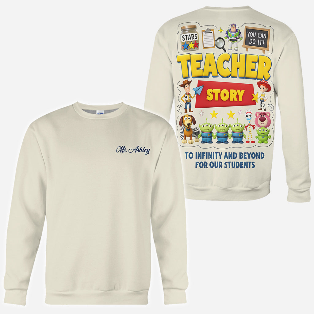 Teacher Story - Personalized Teacher All Over Shirt