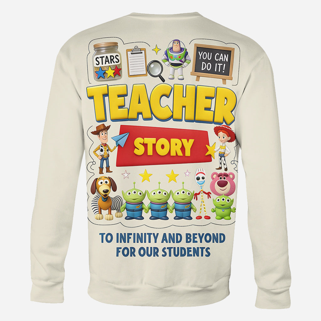 Teacher Story - Personalized Teacher All Over Shirt