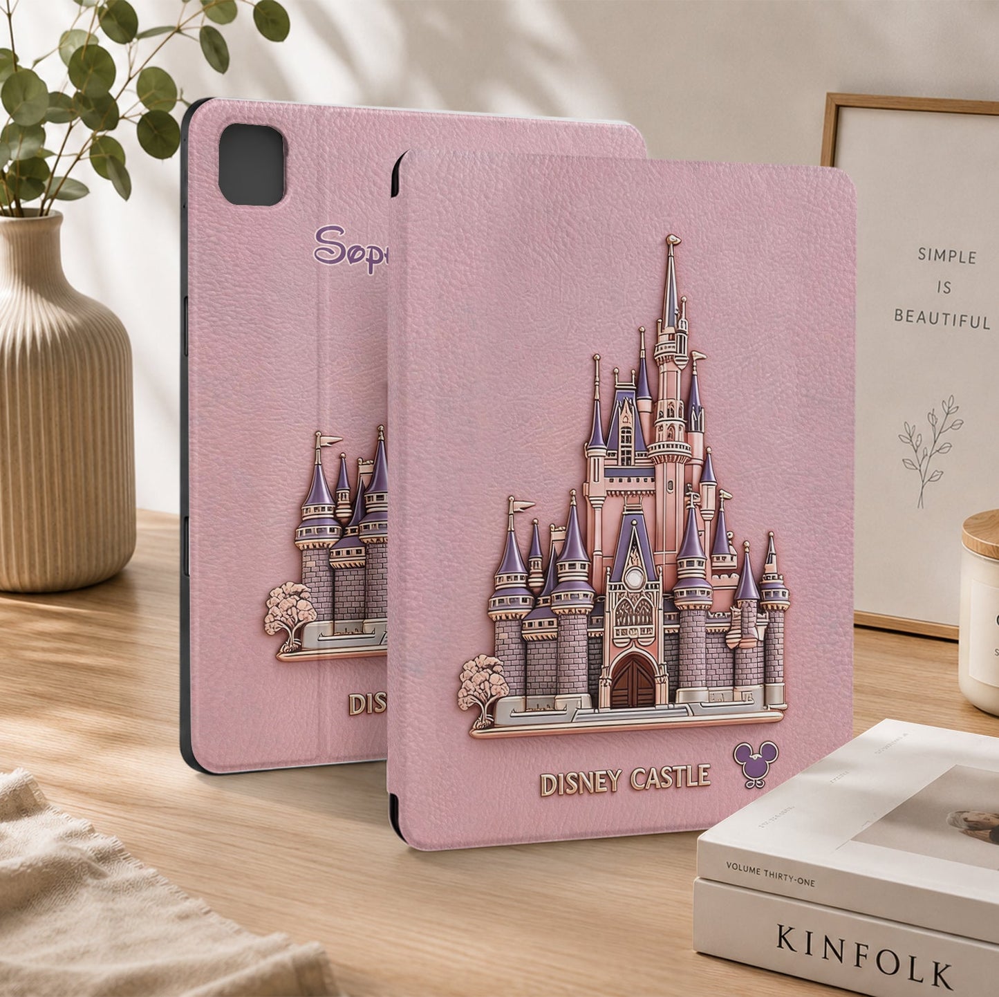 Magical Castle - Personalized Dream Trip Tablet Cover With Pen Slot