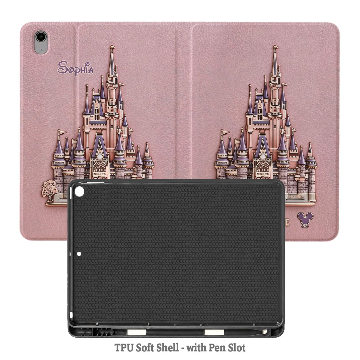Magical Castle - Personalized Dream Trip Tablet Cover With Pen Slot