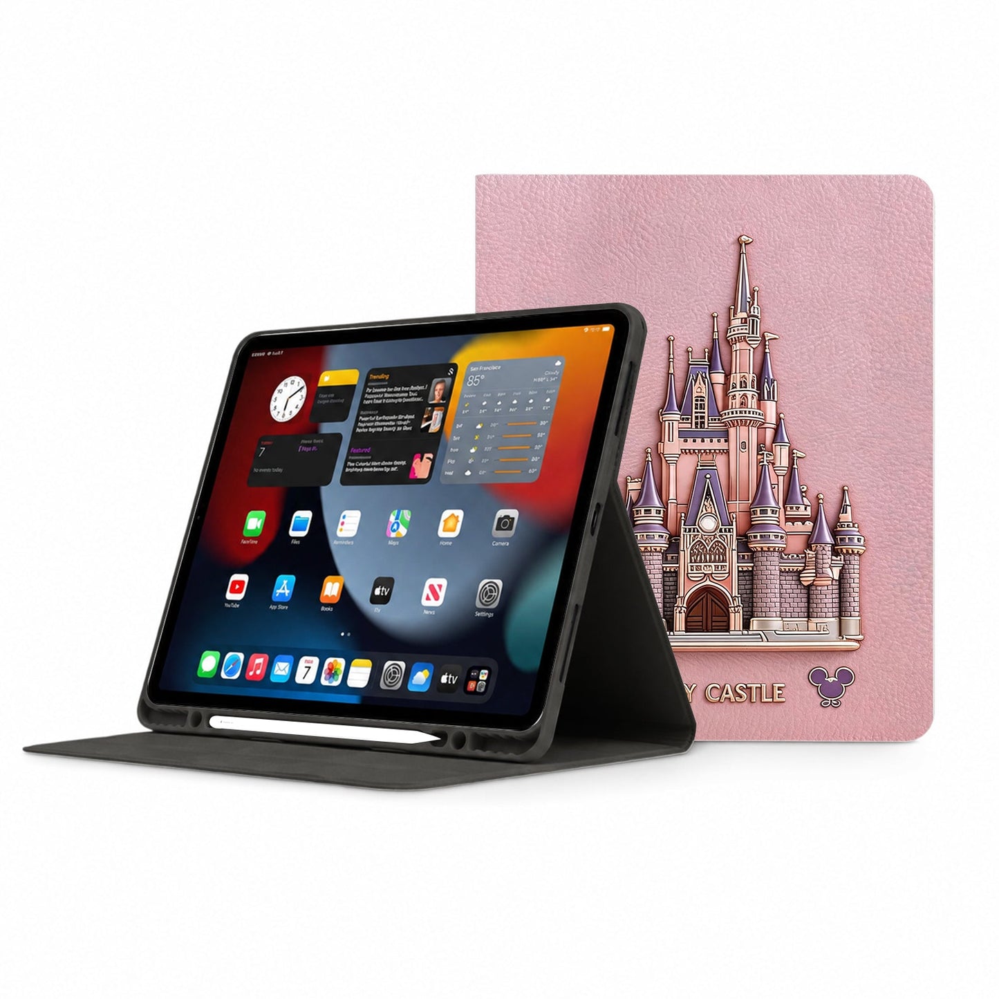 Magical Castle - Personalized Dream Trip Tablet Cover With Pen Slot