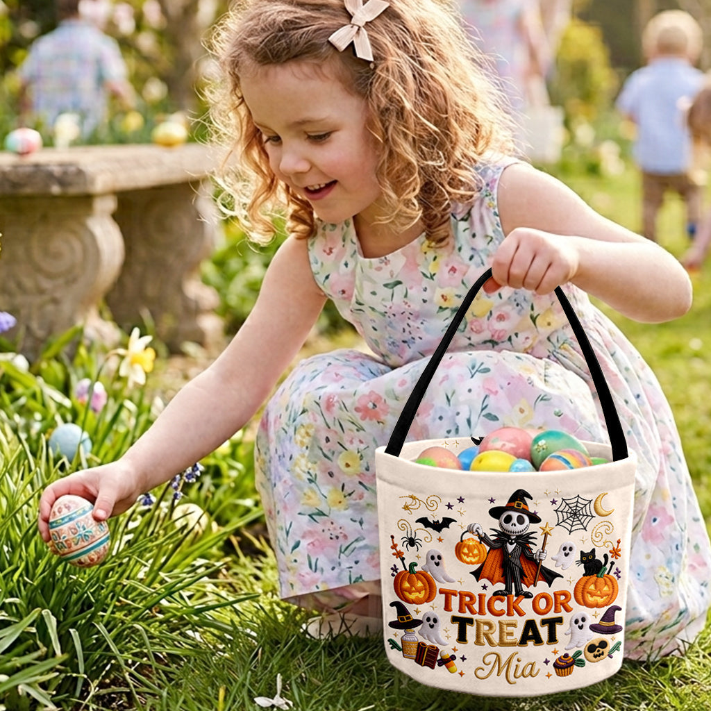 Trick Or Treat - Personalized Nightmare Canvas Bucket Bag