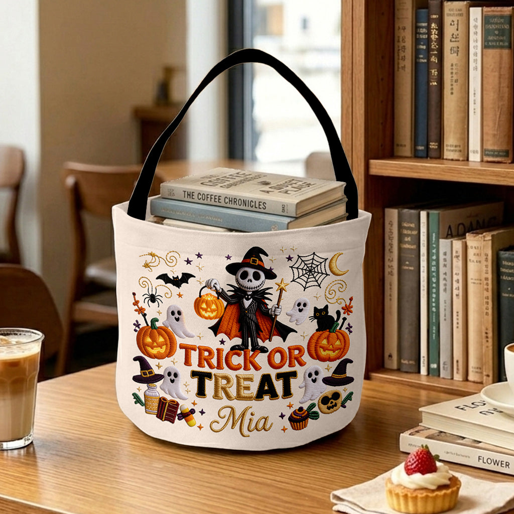 Trick Or Treat - Personalized Nightmare Canvas Bucket Bag