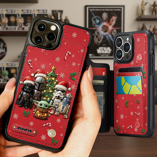 May The Magic Be With You - Personalized The Force Fully Printed Wallet Phone Case