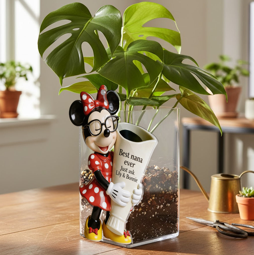 Best Mama Nana Ever - Personalized Mouse Acrylic Pot