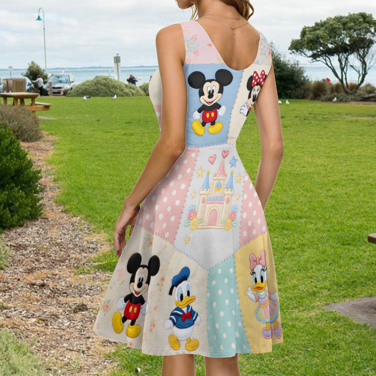 Friends - Personalized Dream Trip Sleeveless Dress