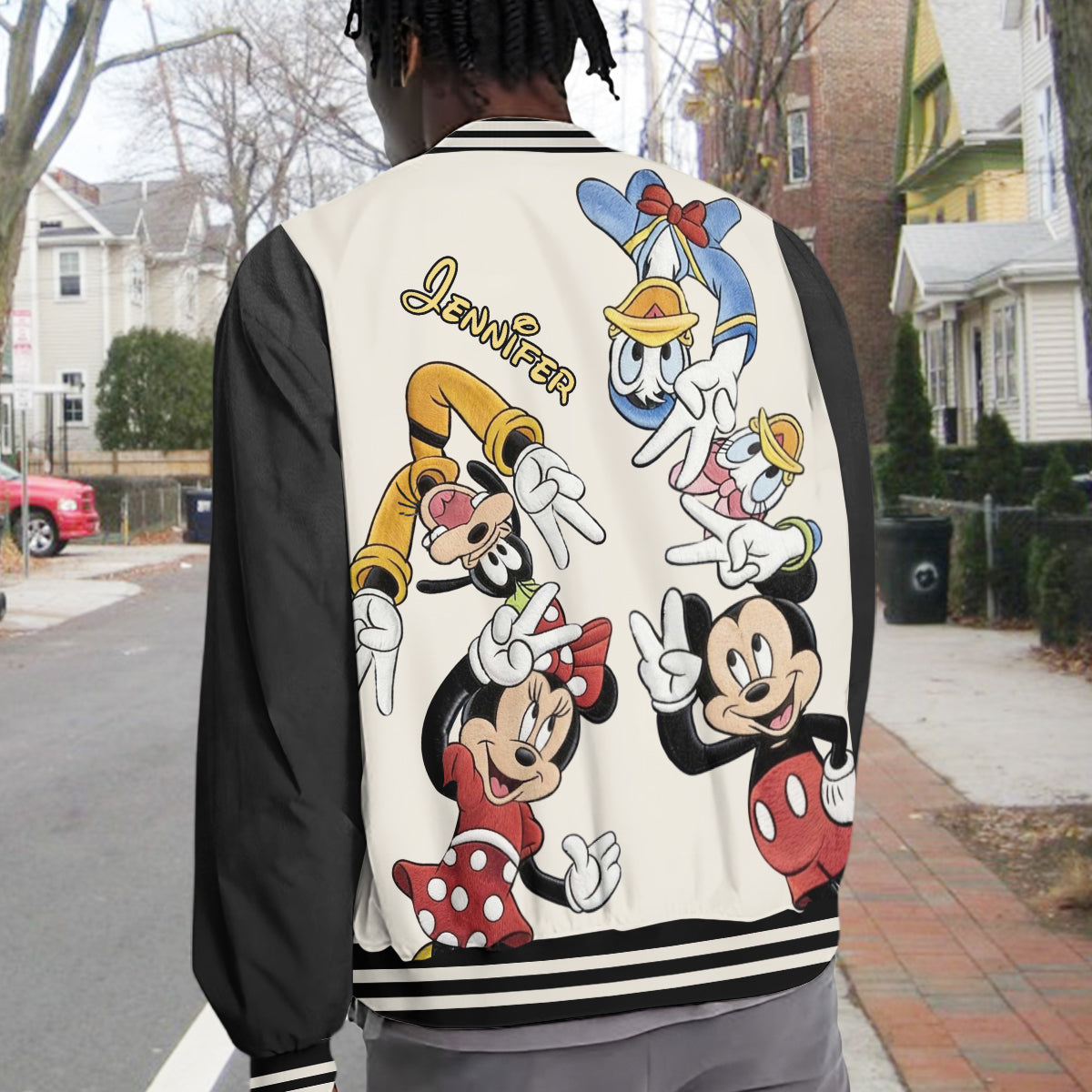 Magical Friends - Personalized Mouse Varsity Jacket