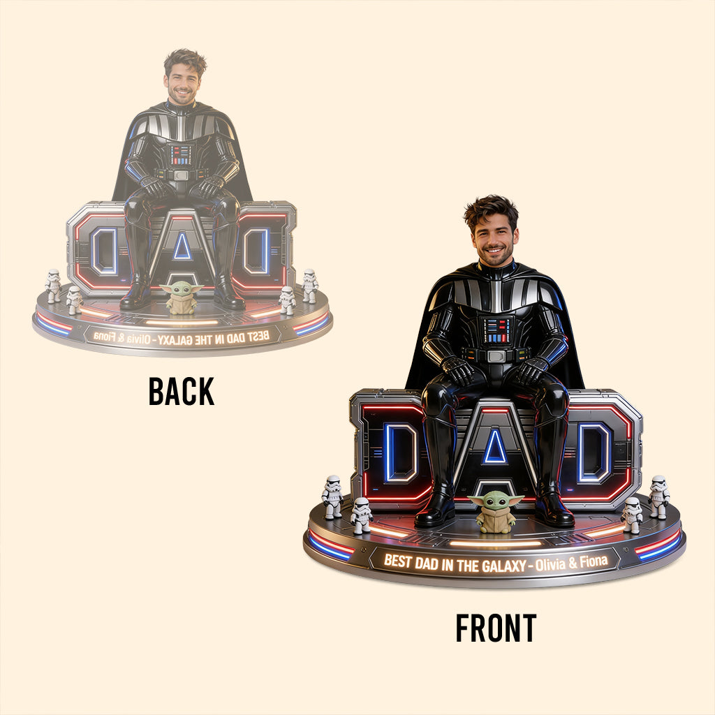 Custom Any Photo, Any Title - Personalized The Force Custom Shaped Acrylic Plaque