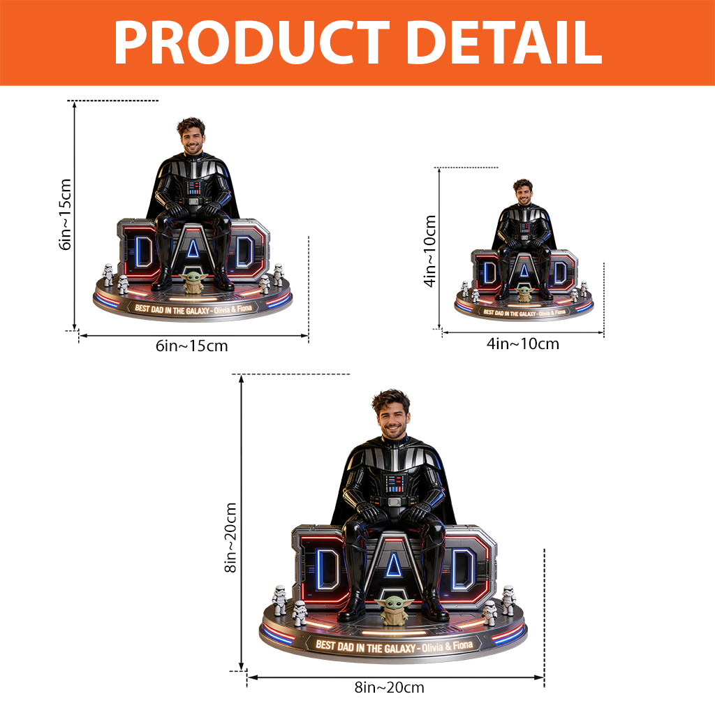 Custom Any Photo, Any Title - Personalized The Force Custom Shaped Acrylic Plaque