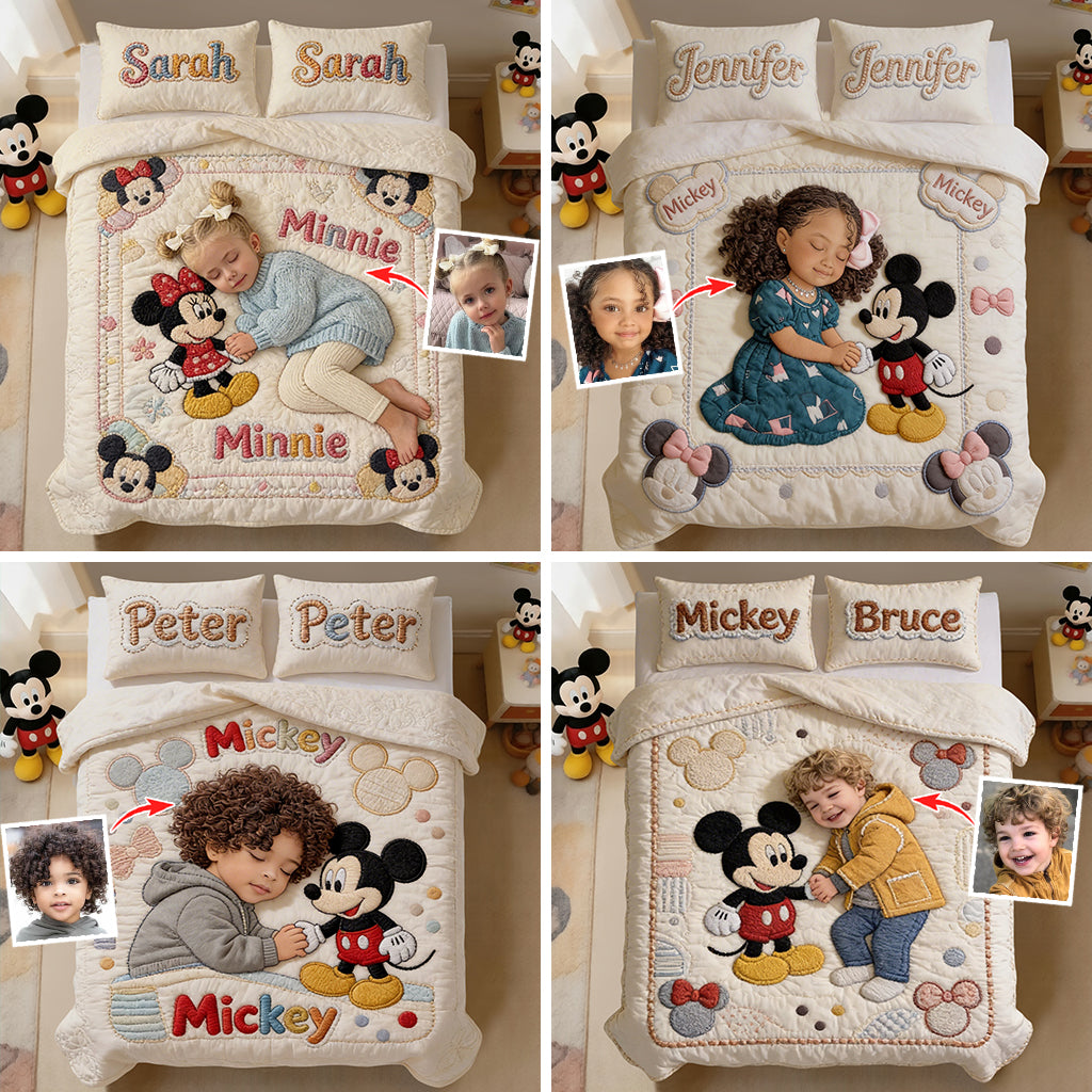Magic Friends - Personalized Mouse Quilt Set