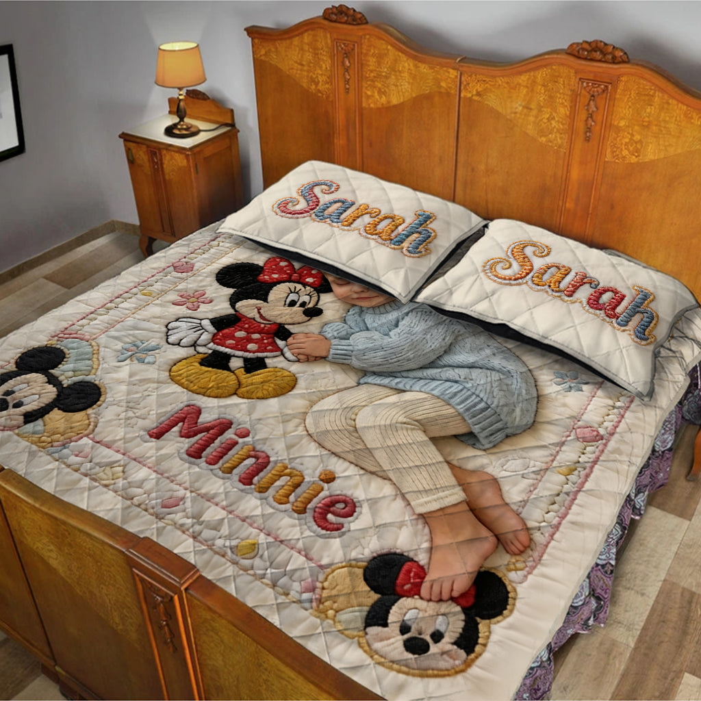 Magic Friends - Personalized Mouse Quilt Set
