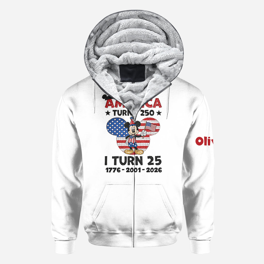 USA Celebration And Birthday - Personalized Mouse All Over Shirt