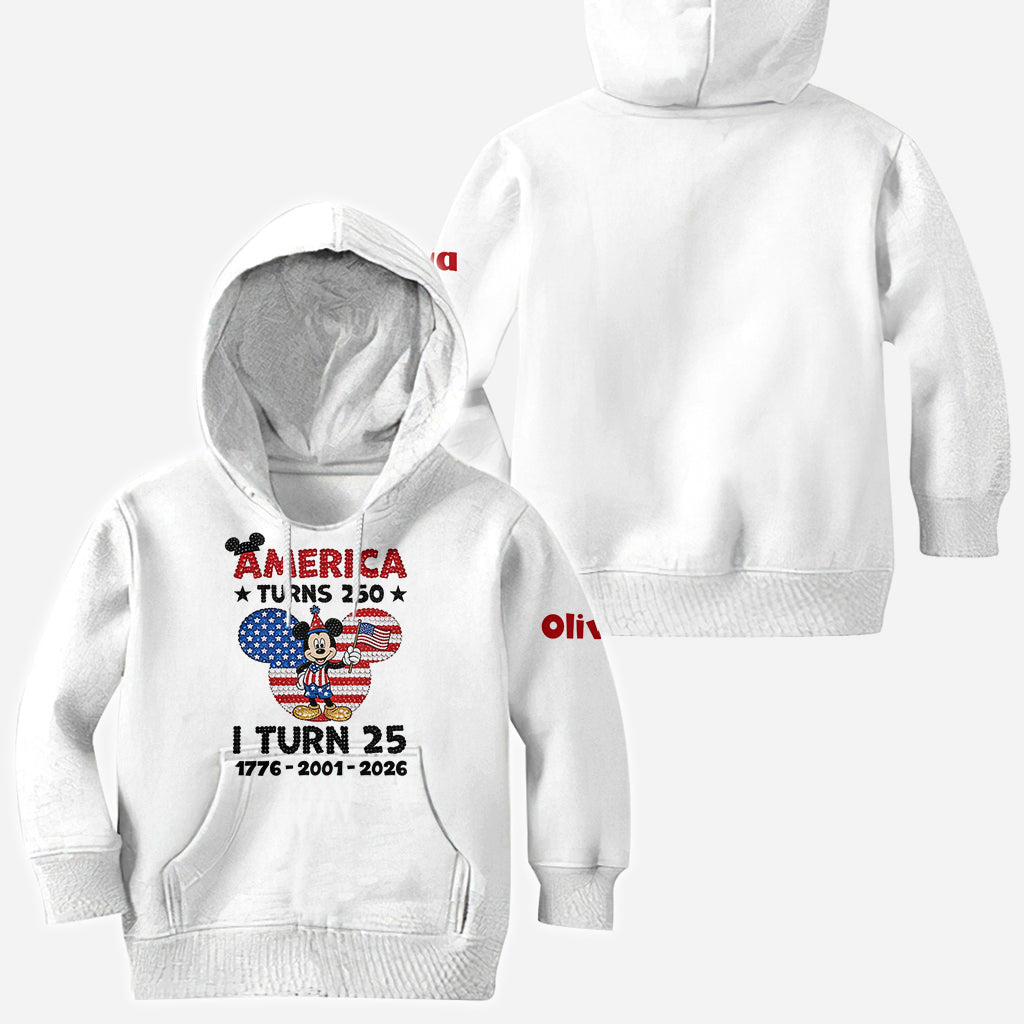 USA Celebration And Birthday - Personalized Mouse All Over Shirt