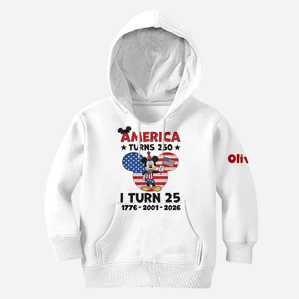 USA Celebration And Birthday - Personalized Mouse All Over Shirt