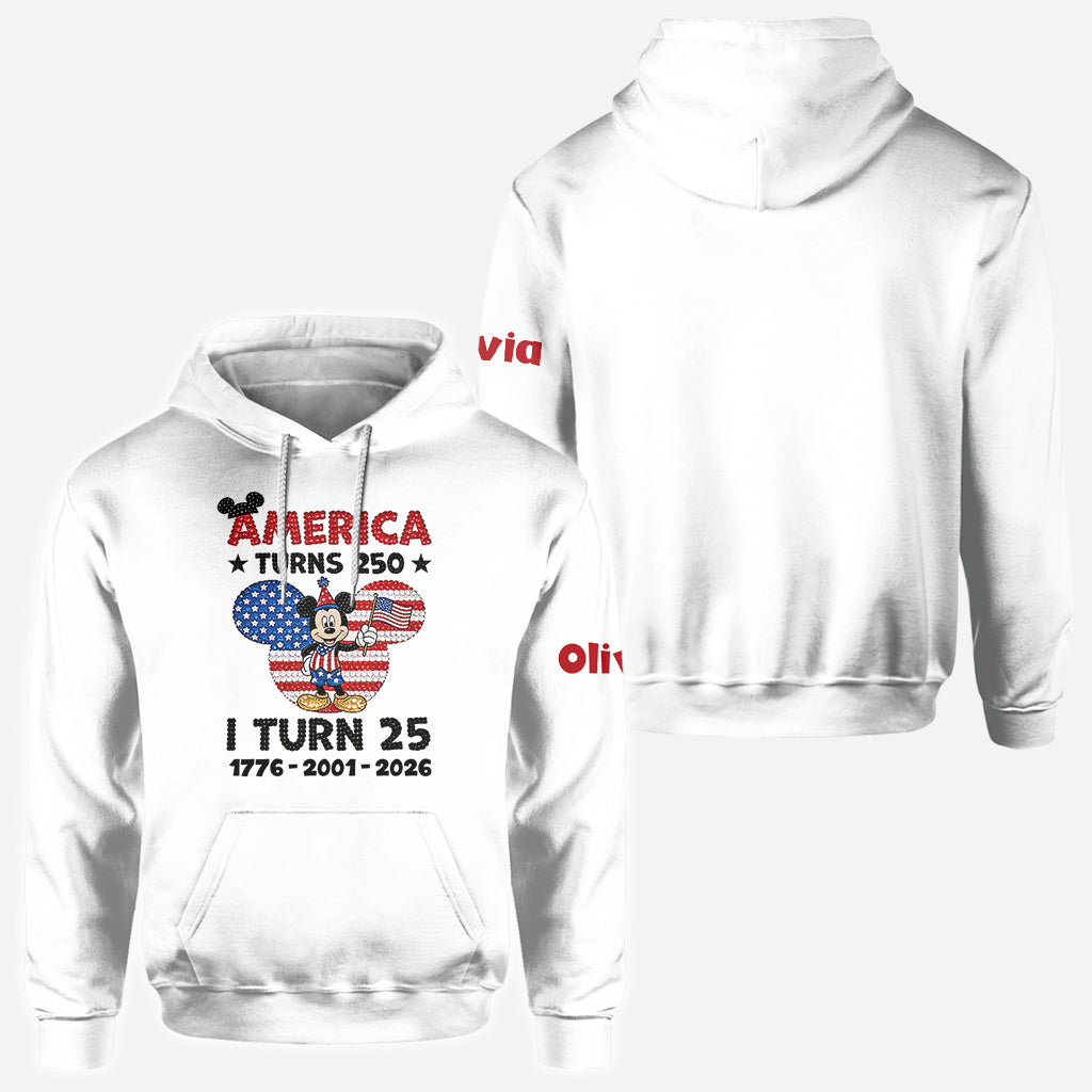 USA Celebration And Birthday - Personalized Mouse All Over Shirt