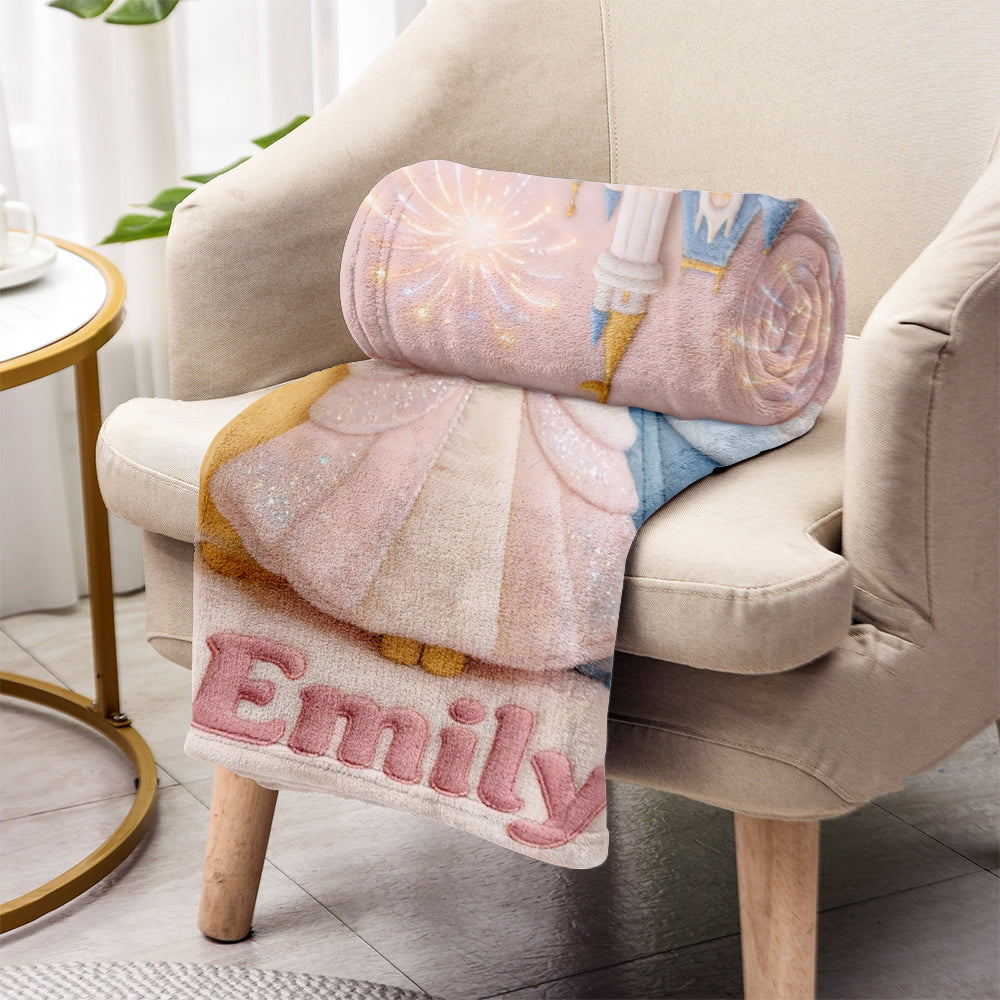 Custom Any Photo Magical Princesses - Personalized Mouse Blanket