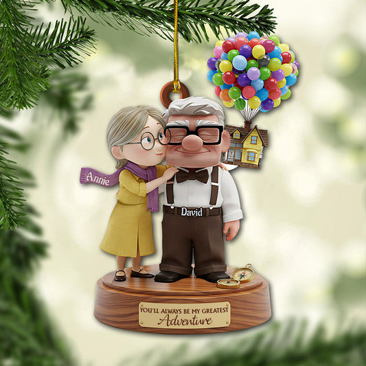 You Will Always Be My Adventure - Personalized Mouse Ornament
