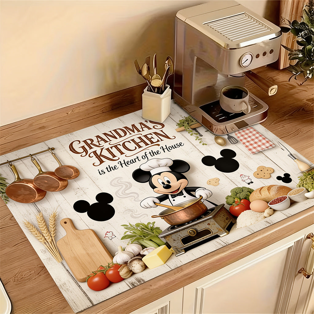 Cute Mouse Chef Stove Top Cover for Electric Stove - Personalized Mouse Stove Top Cover