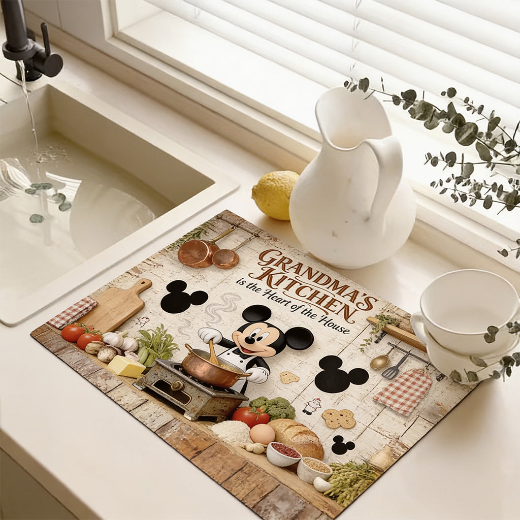 Cute Mouse Chef Stove Top Cover for Electric Stove - Personalized Mouse Stove Top Cover