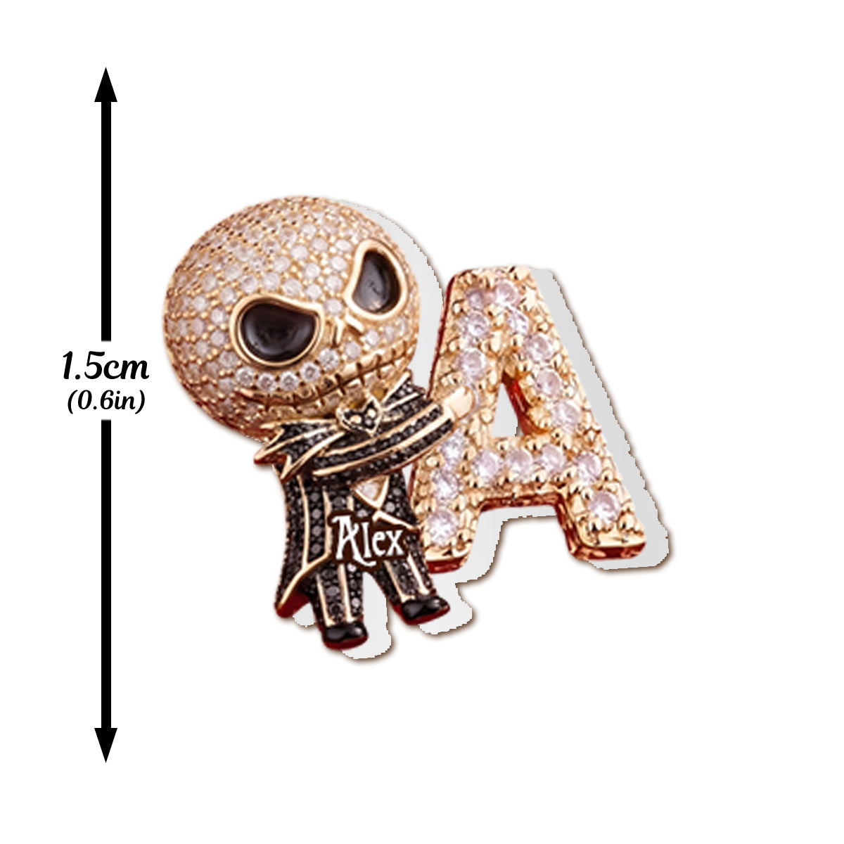 Nightmare Letter - Personalized Nightmare Stud Earrings