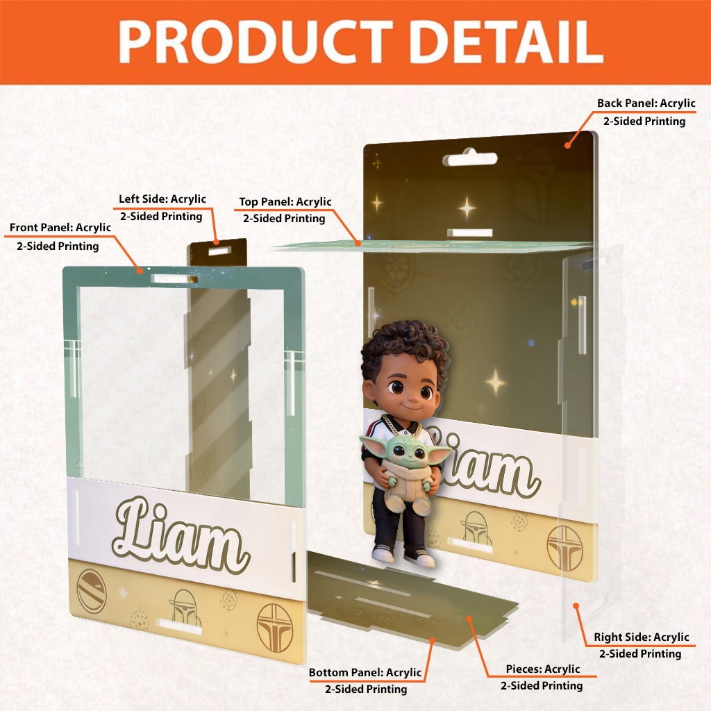 Cute Baby - Personalized The Force Acrylic Display Box