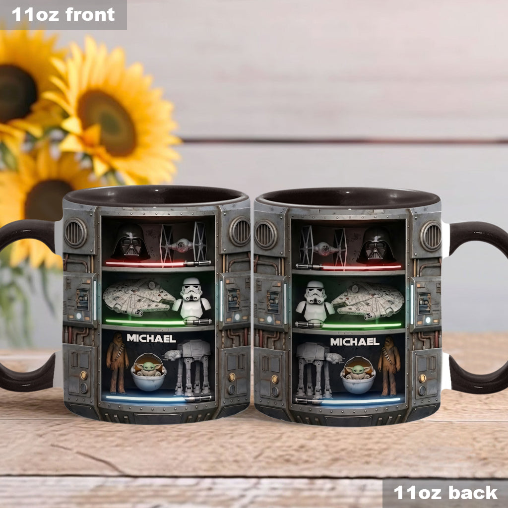 The Force - Personalized The Force Accent Mug & Coaster