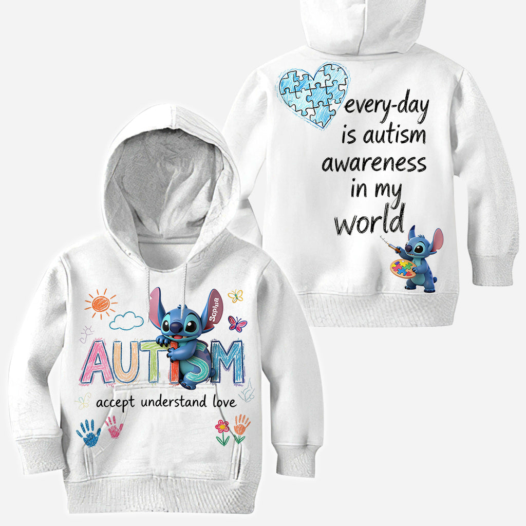 Accept Understand Love - Personalized Autism Awareness All Over Shirt