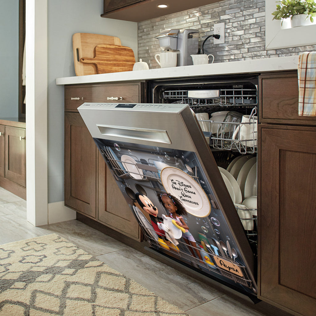 Wash Dishes Together - Personalized Mouse Dishwasher Cover
