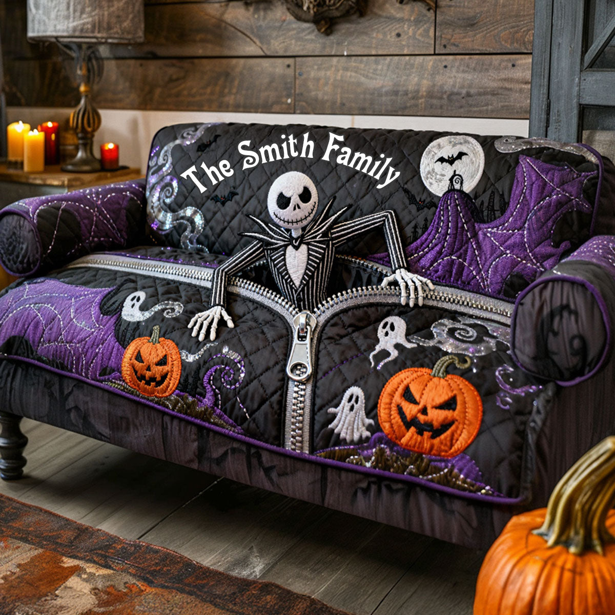 Simply Meant To Be - Personalized Nightmare Quilted Sofa/Couch Cover