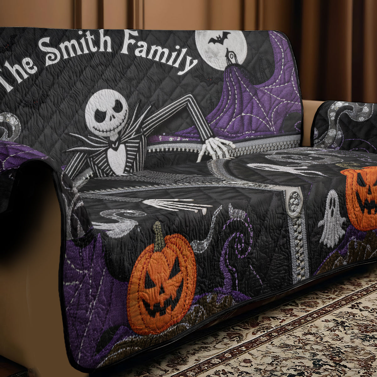Simply Meant To Be - Personalized Nightmare Quilted Sofa/Couch Cover