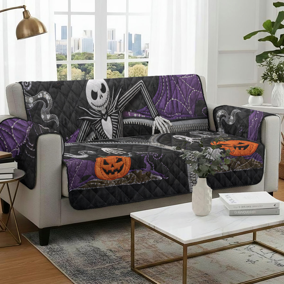 Simply Meant To Be - Personalized Nightmare Quilted Sofa/Couch Cover